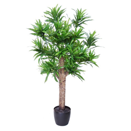 Planta semi-artificiala Ila, Dracaena Reflexa Plant Green - 120 cm